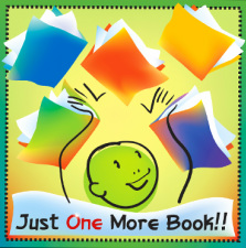 Just One More Book blog logo entry