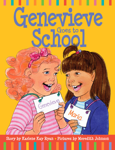 Genevieve Goes to School cover designed by Siri Weber Feeney